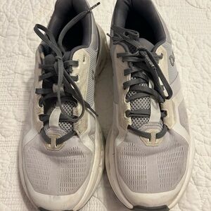 Women's Athletic Shoes in Gray and White